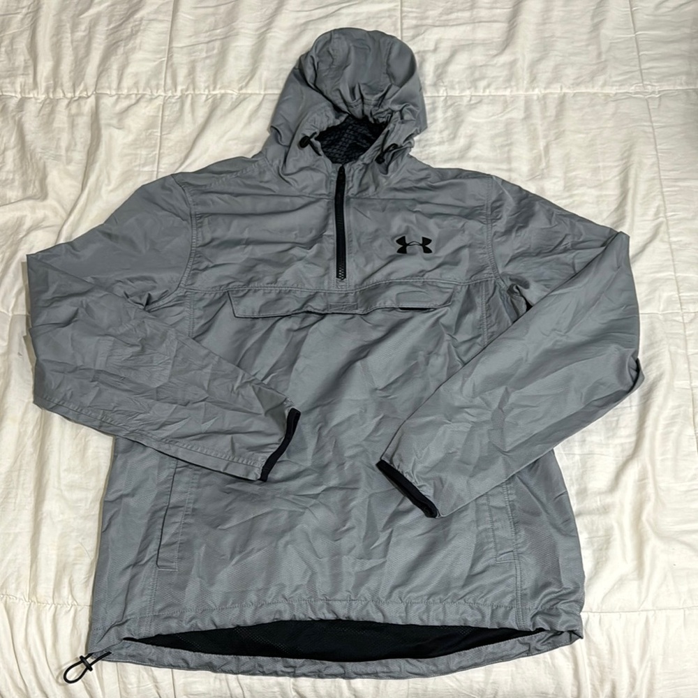 Under Armour Men's Gray Hooded Jacket